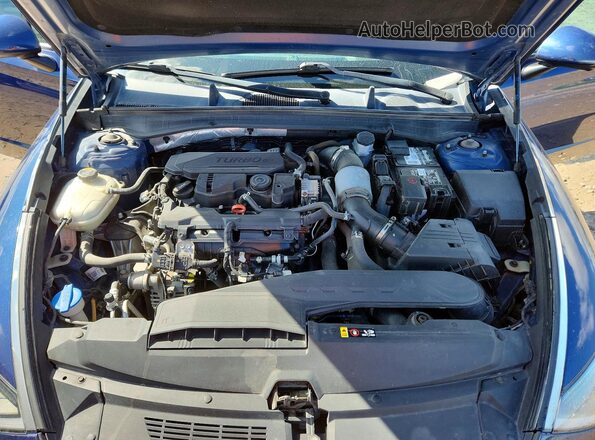 5NPEH4J2XLH047730 2020 HYUNDAI SONATA Blue Rear interior view