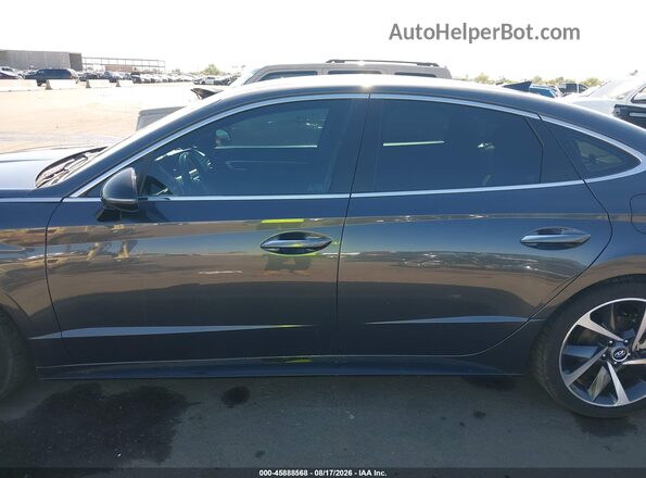5NPEJ4J21MH069511 2021 HYUNDAI SONATA Gray Widok wnętrza 360 stopni