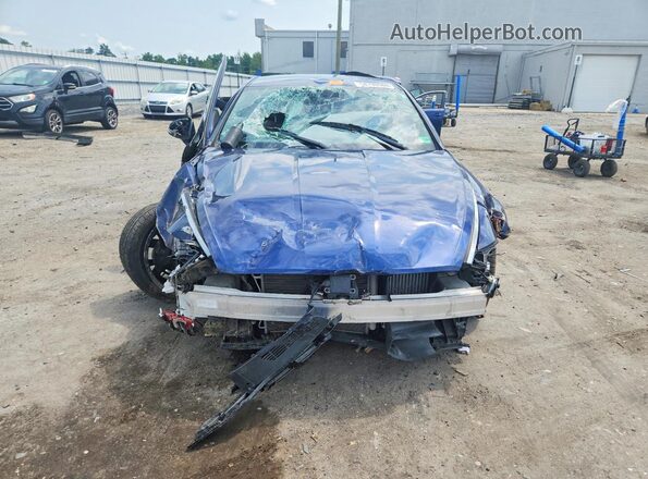 5NPEJ4J22MH069338 2021 HYUNDAI SONATA Синий Вид спереди