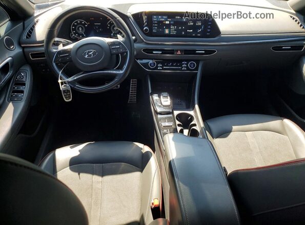5NPEJ4J22MH132471 2021 HYUNDAI SONATA Blue Widok deski rozdzielczej