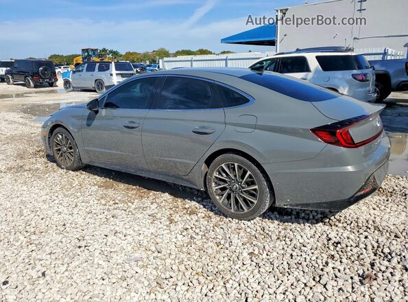 5NPEJ4J23LH009048 2020 HYUNDAI SONATA Gray უკანა მარცხენა