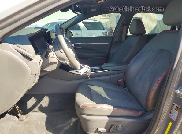 5NPEJ4J23LH009048 2020 HYUNDAI SONATA Gray წინა სალონის ხედი