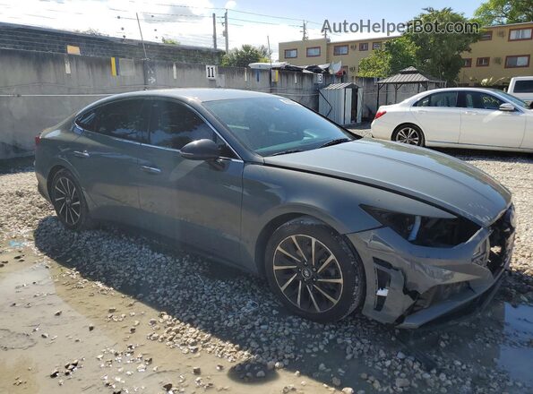 5NPEJ4J23LH009048 2020 HYUNDAI SONATA Gray წინა მარჯვენა