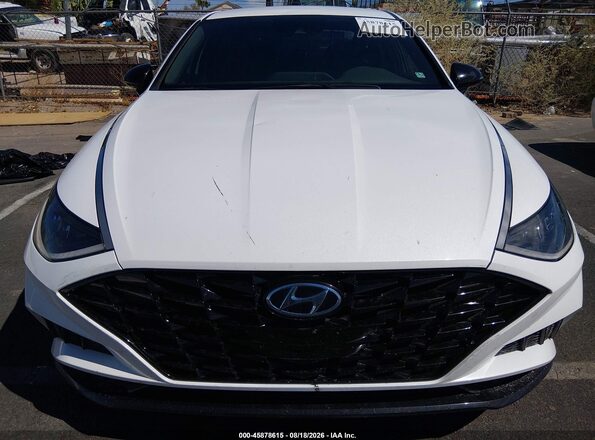 5NPEJ4J24MH063167 2021 HYUNDAI SONATA White Vista del salpicadero