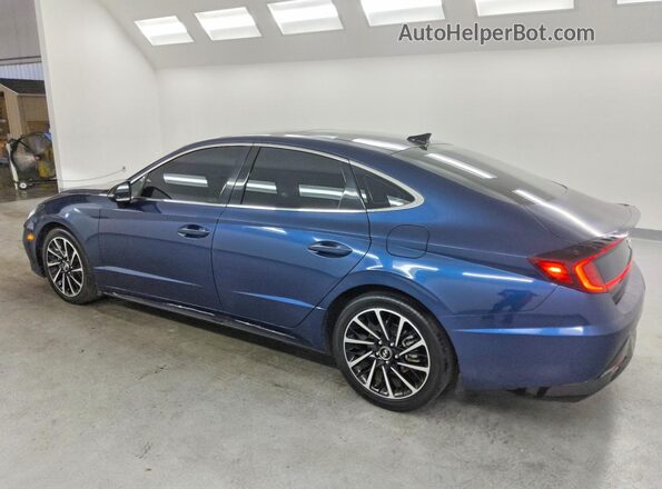 5NPEJ4J26LH042304 2020 HYUNDAI SONATA Blue Tył lewy