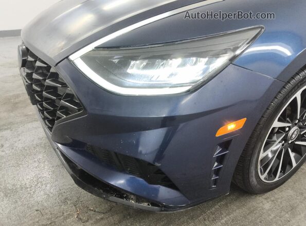5NPEJ4J26LH042304 2020 HYUNDAI SONATA Blue 
