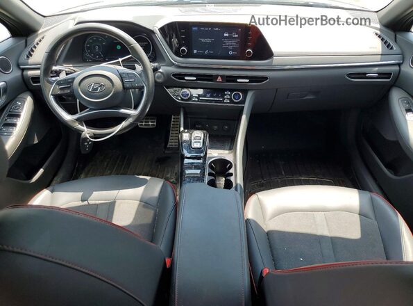 5NPEJ4J26MH074252 2021 HYUNDAI SONATA Gray Vista del salpicadero
