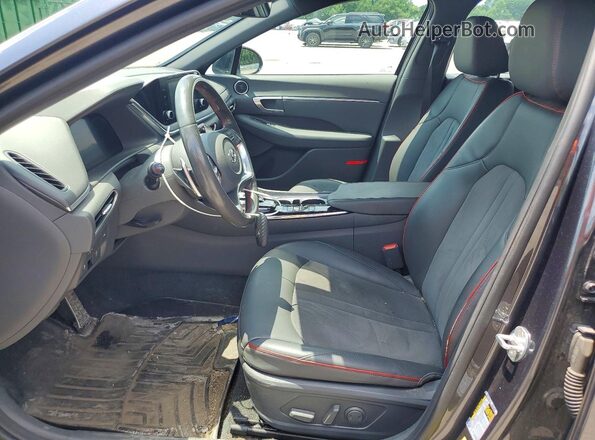 5NPEJ4J26MH074252 2021 HYUNDAI SONATA Gray Vista interior delantera