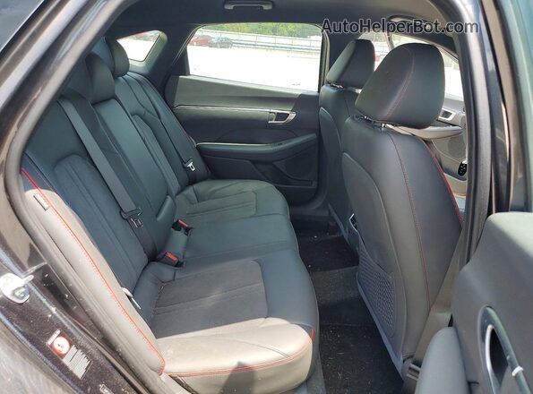 5NPEJ4J26MH074252 2021 HYUNDAI SONATA Gray Vista de los asientos traseros