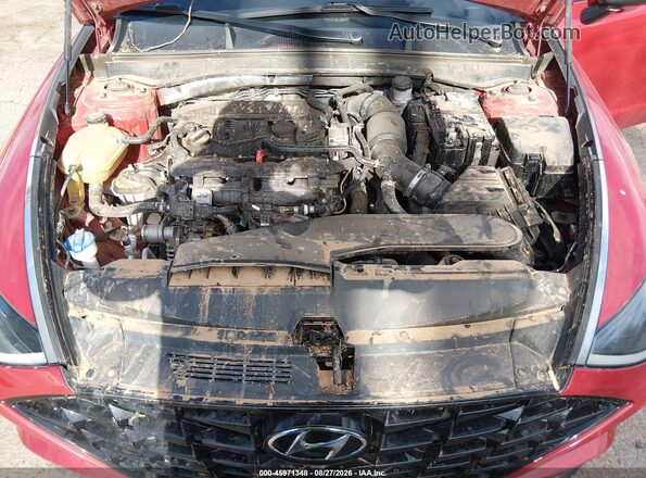 5NPEJ4J26NH148402 2022 HYUNDAI SONATA Красный Вид сзади