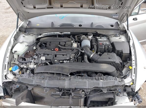 5NPEJ4J27LH003981 2020 HYUNDAI SONATA Silver Вид ззаду