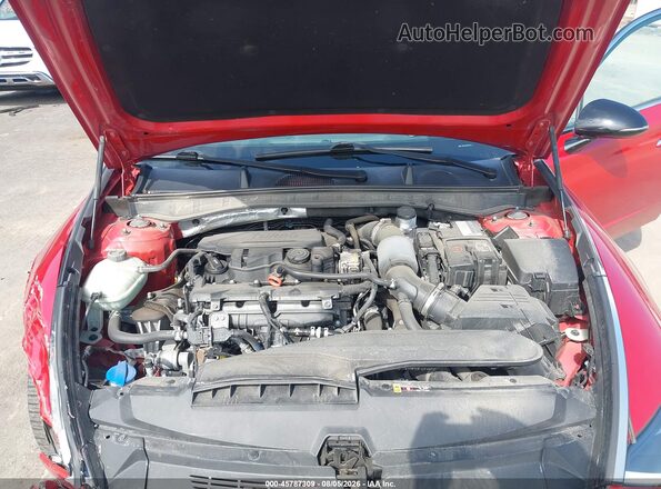 5NPEJ4J28LH007442 2020 HYUNDAI SONATA Красный Вид сзади