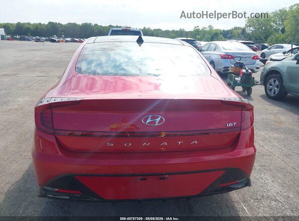 5NPEJ4J28LH007442 2020 HYUNDAI SONATA Красный 
