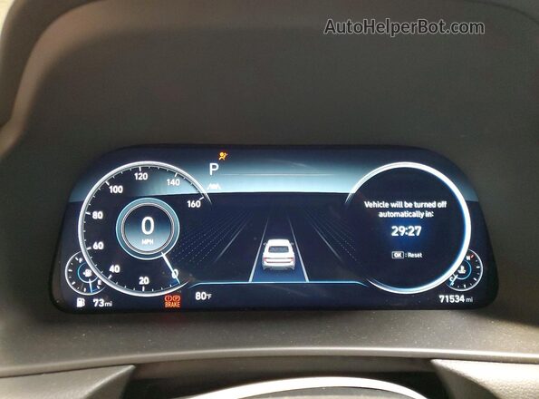 5NPEJ4J28LH017758 2020 HYUNDAI SONATA White ხელსაწყოთა პანელის ხედი