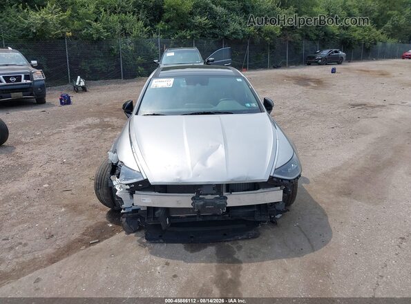 5NPEJ4J28LH018070 2020 HYUNDAI SONATA Gray Вид щитка приладів