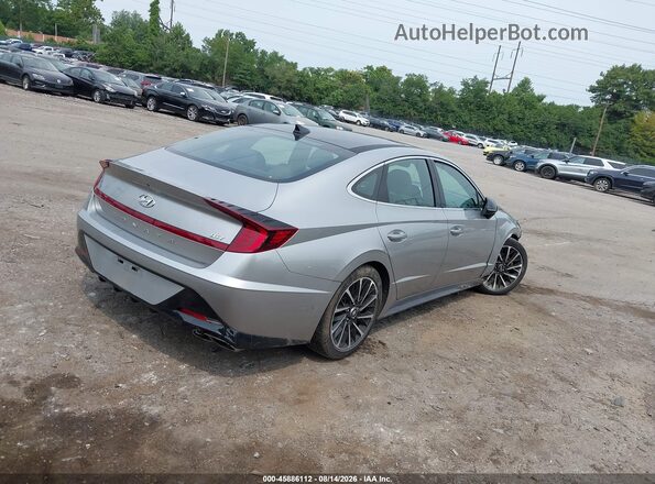 5NPEJ4J28LH018070 2020 HYUNDAI SONATA Gray Задня права чверть
