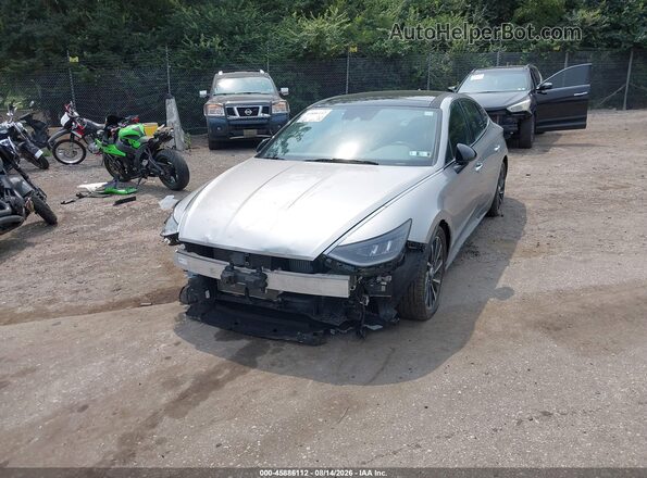 5NPEJ4J28LH018070 2020 HYUNDAI SONATA Gray Вид спереду