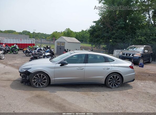5NPEJ4J28LH018070 2020 HYUNDAI SONATA Gray Панорамний вид салону 360°