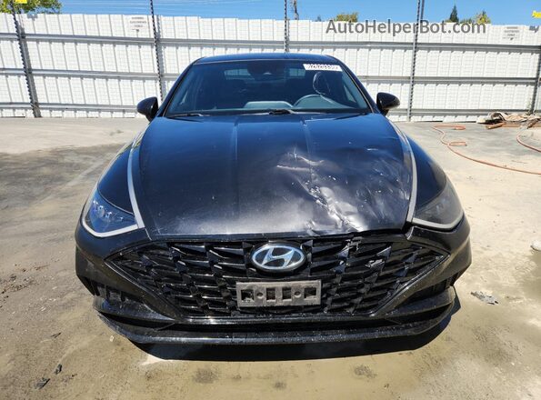 5NPEJ4J28MH066136 2021 HYUNDAI SONATA Black Вид наклейки з VIN-кодом