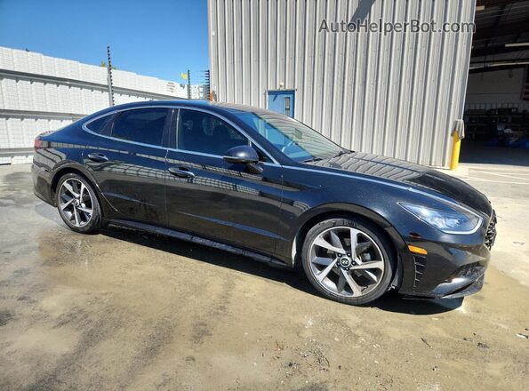 5NPEJ4J28MH066136 2021 HYUNDAI SONATA Black 