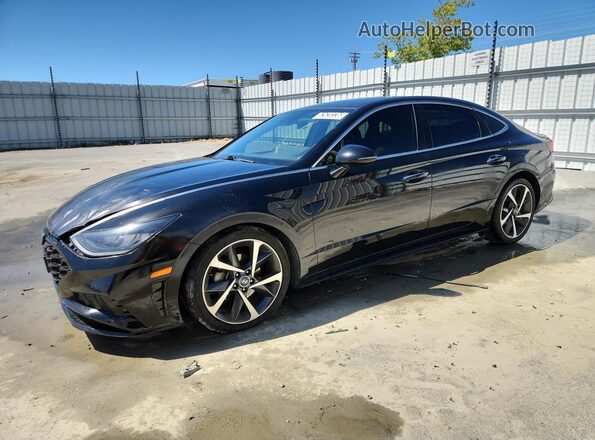 5NPEJ4J28MH066136 2021 HYUNDAI SONATA Black 
