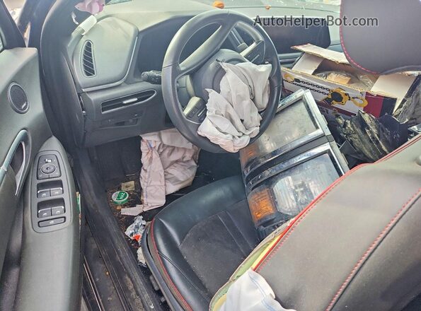 5NPEJ4J28MH087746 2021 HYUNDAI SONATA Blue Առջևի վահանակի տեսք