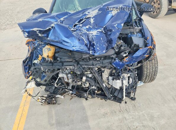 5NPEJ4J28MH087746 2021 HYUNDAI SONATA Blue Սալոնի հետևի տեսք