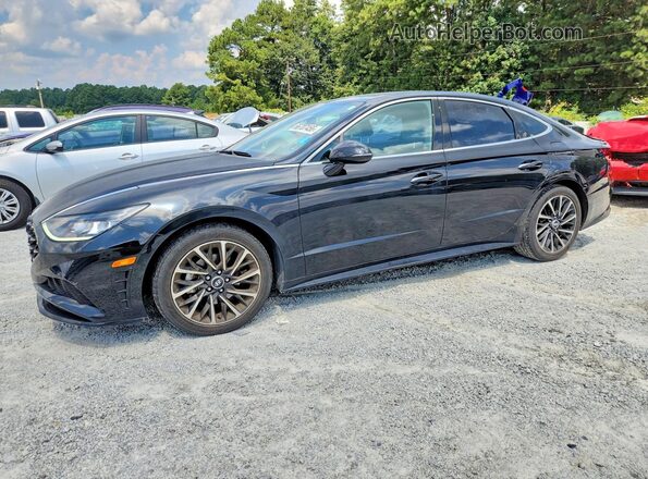 5NPEJ4J29LH027652 2020 HYUNDAI SONATA Black Задня ліва чверть