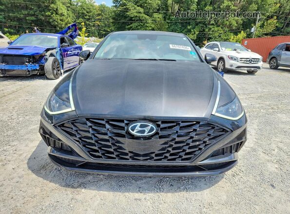 5NPEJ4J29LH027652 2020 HYUNDAI SONATA Black Вид панелі приладів