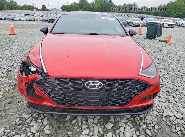 5NPEJ4J29NH138172 2022 HYUNDAI SONATA Red Vista frontal