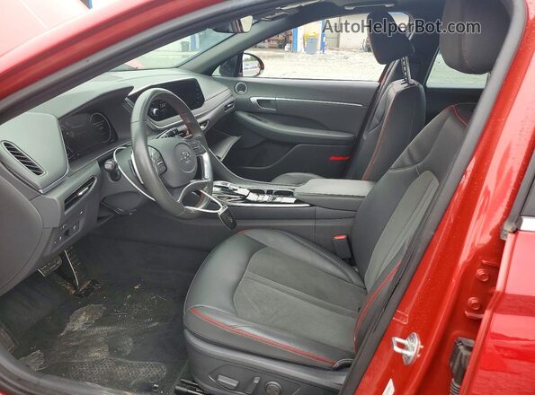 5NPEJ4J29NH138172 2022 HYUNDAI SONATA Red Vista interior delantera