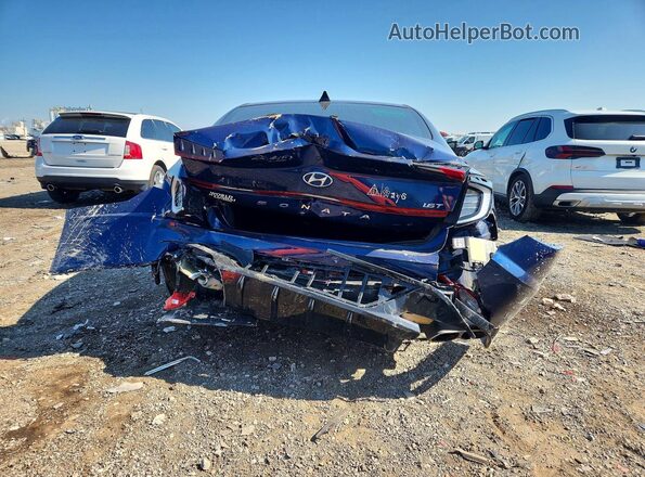 5NPEJ4J2XLH034268 2020 HYUNDAI SONATA Blue Vista trasera