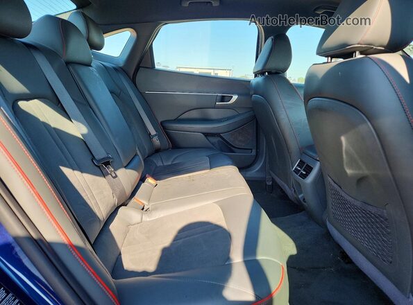5NPEJ4J2XLH034268 2020 HYUNDAI SONATA Blue Vista de los asientos traseros