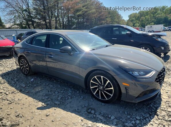 5NPEJ4J2XLH041379 2020 HYUNDAI SONATA Gray Front right