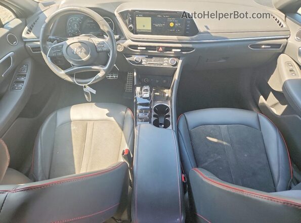 5NPEJ4J2XLH041379 2020 HYUNDAI SONATA Gray Dashboard view