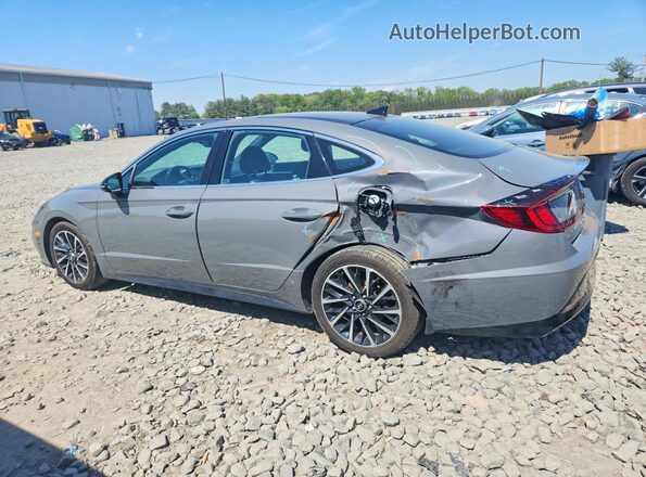 5NPEJ4J2XLH041379 2020 HYUNDAI SONATA Gray Rear left
