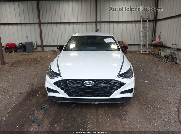 5NPEJ4J2XMH064064 2021 HYUNDAI SONATA White Vista del cuadro de instrumentos