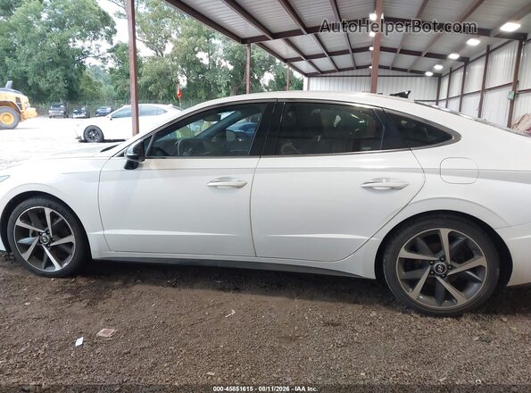 5NPEJ4J2XMH064064 2021 HYUNDAI SONATA White Vista interior de 360 grados