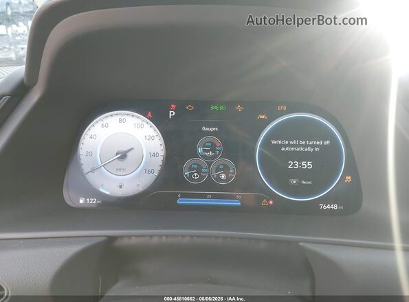 5NPEK4JC0NH149082 2022 HYUNDAI SONATA Black Widok tylnych siedzeń