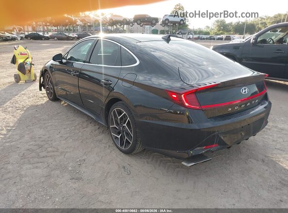 5NPEK4JC0NH149082 2022 HYUNDAI SONATA Black Tył lewy