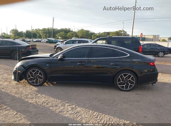 5NPEK4JC0NH149082 2022 HYUNDAI SONATA Black Widok wnętrza 360 stopni