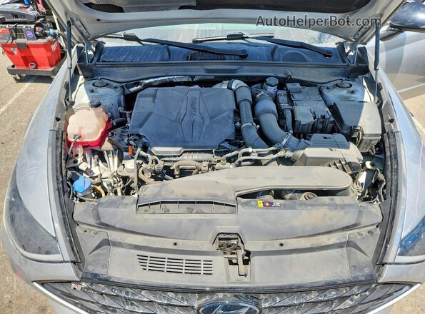 5NPEK4JC1MH106790 2021 HYUNDAI SONATA Silver უკანა სალონის ხედი
