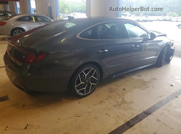 5NPEK4JC4MH109649 2021 HYUNDAI SONATA Gray Tył prawy