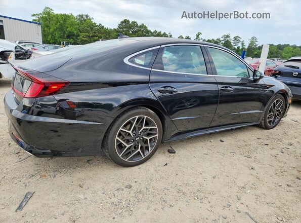 5NPEK4JC5MH107134 2021 HYUNDAI SONATA Black უკანა მარჯვენა