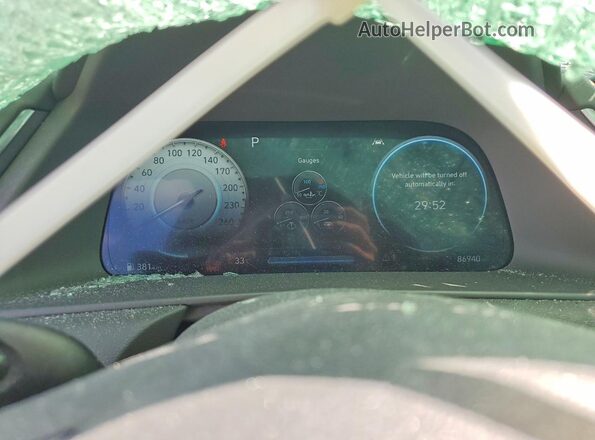 5NPEK4JC5MH110129 2021 HYUNDAI SONATA Black Vista del cuadro de instrumentos