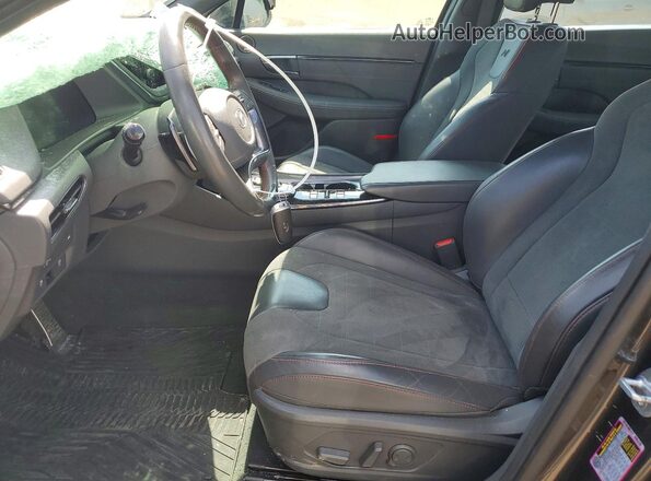 5NPEK4JC5MH110129 2021 HYUNDAI SONATA Black Vista interior delantera