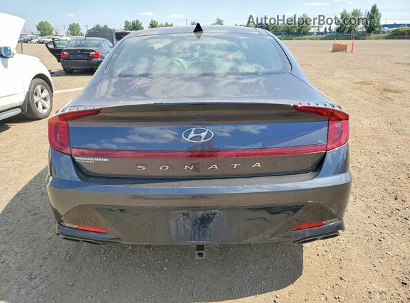 5NPEK4JC5MH110129 2021 HYUNDAI SONATA Black Vista trasera