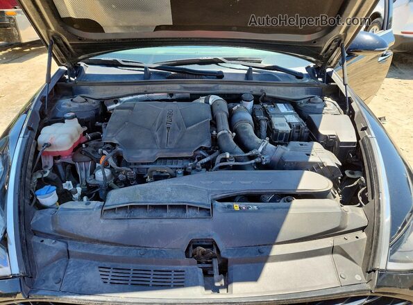 5NPEK4JC9MH106262 2021 HYUNDAI SONATA Черный Вид задней части салона