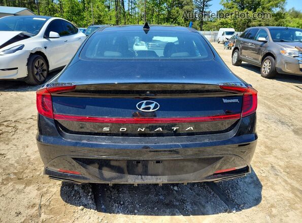 5NPEK4JC9MH106262 2021 HYUNDAI SONATA Черный Вид сзади