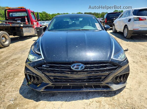 5NPEK4JC9MH106262 2021 HYUNDAI SONATA Черный Вид спереди